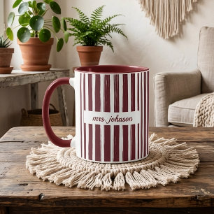 Zukünftige Mrs Junggesellinnenabschied mit roten Tasse