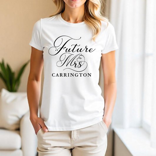 Zukünftige Mrs. Shirt – Benutzerdefinierte Skript-