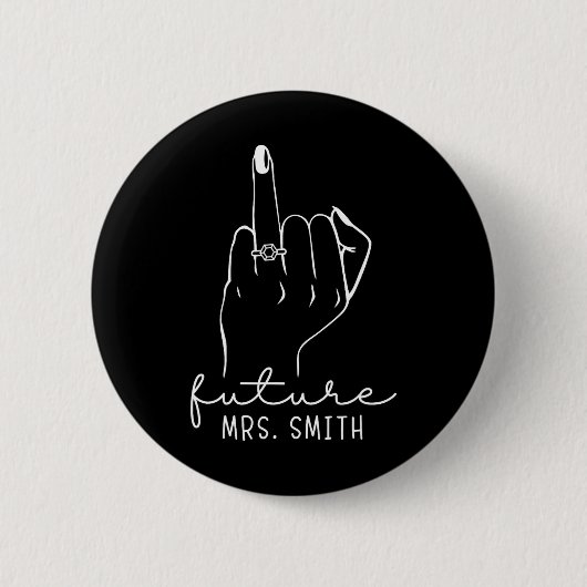 Zukünftige Mrs. Smith Neue Braut Wird Verlobter Ju Button (Vorderseite)