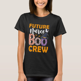 Zukunftige Pflegekraft Boo Crew Gruseliger Boo Gei T-Shirt