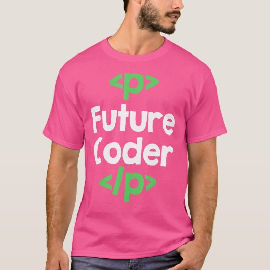 Zukünftige Programmierung von Coder T-Shirt (Vorderseite)