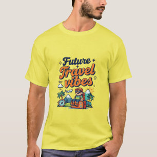 Zukünftige Reise-Stimmung Abenteuer Design T-Shirt