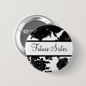 Zukünftige Schwester Button (Vorne & Hinten)