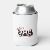 Zukünftige Sozialarbeiter Dosenkühler (Kanne Vorderseite)