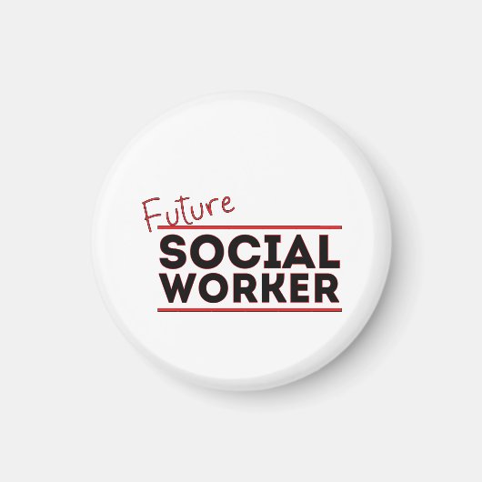 Zukünftige Sozialarbeiter Magnet (Vorne)