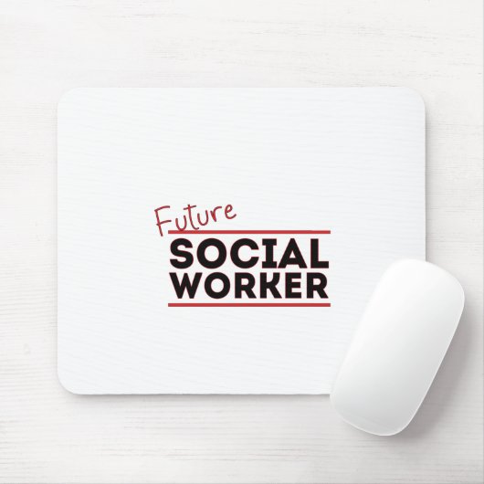 Zukünftige Sozialarbeiter Mousepad (Mit Mouse)