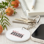 Zukünftige Sozialarbeiter Schlüsselanhänger (Vorderseite rechts)