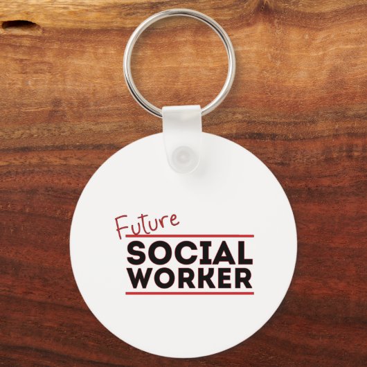 Zukünftige Sozialarbeiter Schlüsselanhänger (Vorderseite)