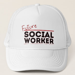 Zukünftige Sozialarbeiter Truckerkappe