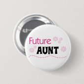 Zukünftige Tante Tshirts und Geschenke Button (Vorne & Hinten)
