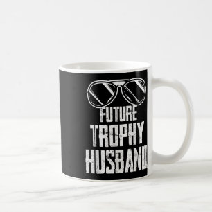 Zukünftige Trophäe Verlobte Groom zu Ehemann Bache Kaffeetasse