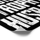 Zukünftige Trophäe Verlobte Groom zu Ehemann Bache Poster (Ecke)