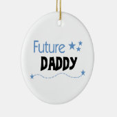 Zukünftige Vati-Geschenke Keramik Ornament (Rechts)