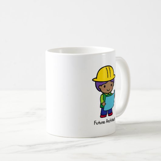 Zukünftiger Architekt Kaffeetasse (VorderseiteRechts)