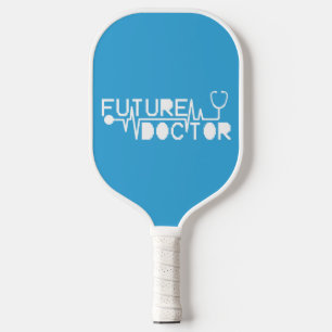 Zukünftiger Arzt Medizin Stethoskop Pickleball Schläger