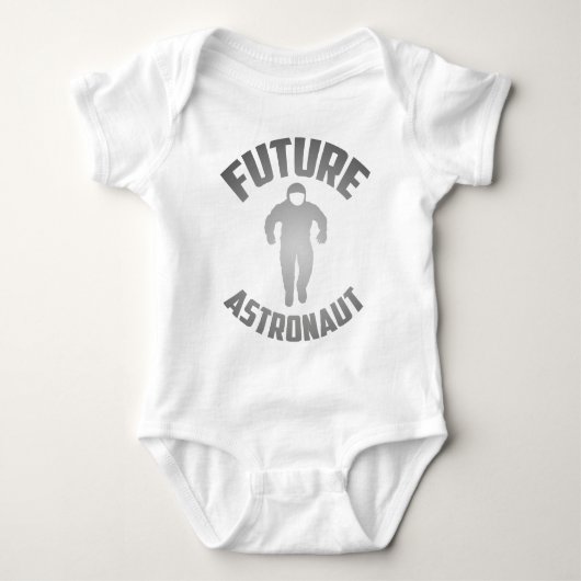 Zukünftiger Astronaut Baby Strampler (Vorderseite)