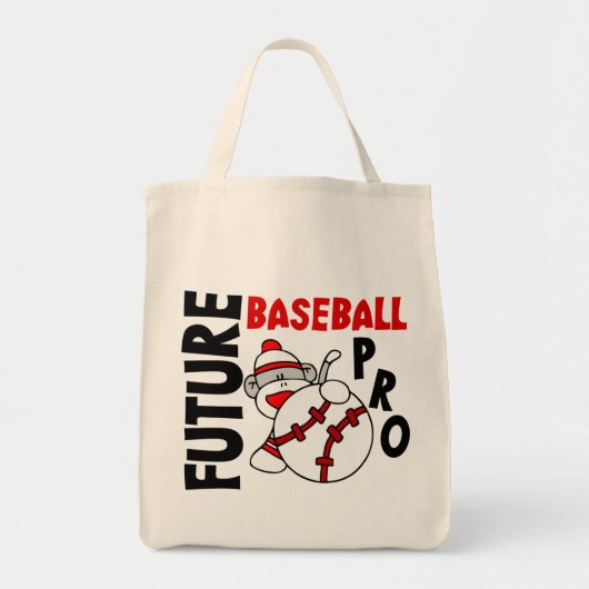 Zukünftiger Baseball-Prosocken-Affe Tragetasche (Vorne)