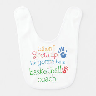 Zukünftiger Basketball-Trainers-Baby-Schellfisch Lätzchen