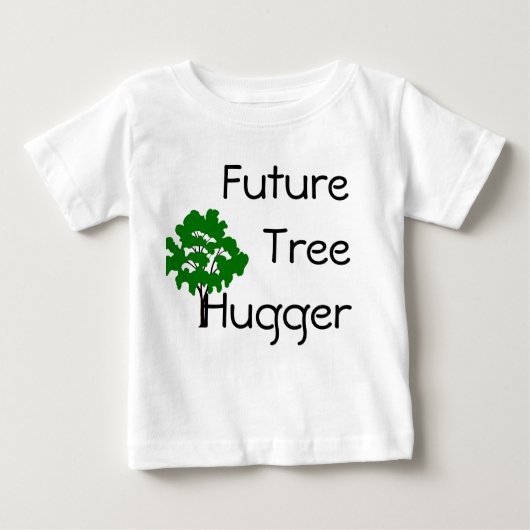 Zukünftiger Baum Hugger umweltsmäßig Chic-T - Baby T-shirt (Vorderseite)