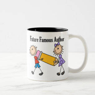 Zukünftiger Berühmter Autor Zweifarbige Tasse