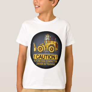 Zukünftiger Boden-Verdichtungsgerät-Fahrer scher T-Shirt