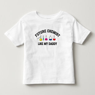 Zukünftiger Chemiker mögen meinen Vati Kleinkind T-shirt