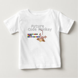 Zukünftiger Code-Affe Baby T-shirt