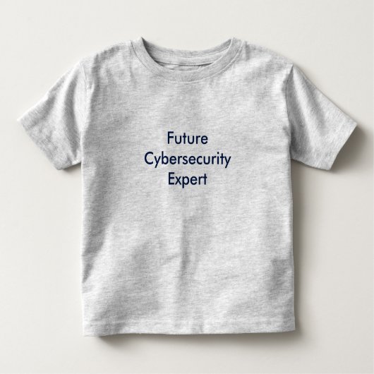 Zukünftiger Cyber-Experte Kleinkind T-shirt (Vorderseite)