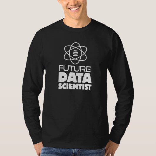 Zukünftiger Data Scientist Job Programmierer Junge T-Shirt (Vorderseite)