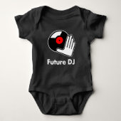 Zukünftiger DJ-Baby-Bodysuit Baby Strampler (Vorderseite)