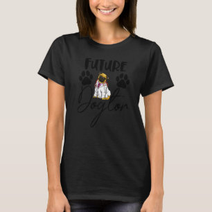 Zukünftiger Dogtor Pug Frauen lieben Doggy Doktor T-Shirt