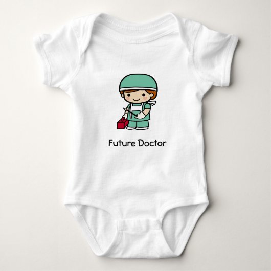 Zukünftiger Doktor Baby Strampler (Vorderseite)