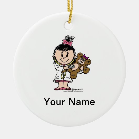 Zukünftiger Doktor - Frau Keramikornament (Vorne)