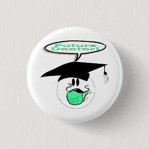 Zukünftiger Doktor Graduations Button