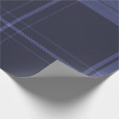 Zukünftiger Dusk Tartan Geschenkpapier (Ecke)