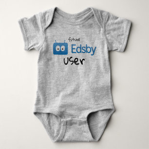 Zukünftiger Edsby Benutzer-Babybodysuit - Licht Baby Strampler