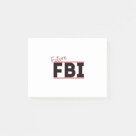 Zukünftiger FBI Post-it Klebezettel (Vorderseite)