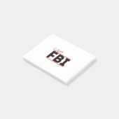 Zukünftiger FBI Post-it Klebezettel (angewinkelt)