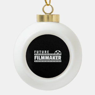 Zukünftiger Filmemacher Independent-Film-Regisseur Keramik Kugel-Ornament