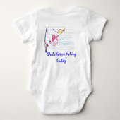 zukünftiger Fischenfreund des Vatis Baby Strampler (Rückseite)