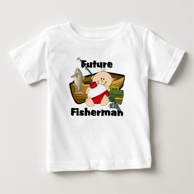 Zukünftiger Fischer Baby T-shirt (Vorderseite)