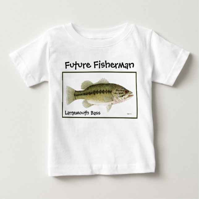 Zukünftiger Fischer Baby T-shirt (Vorderseite)