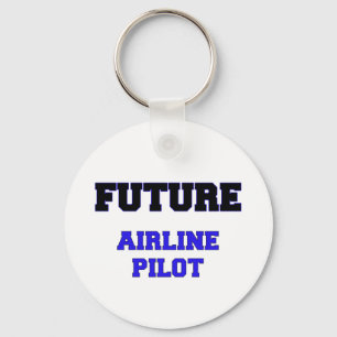 Zukünftiger Fluglinien-Pilot Schlüsselanhänger