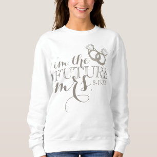 Zukünftiger FRAU Verlobungsring mit Diamant Sweatshirt