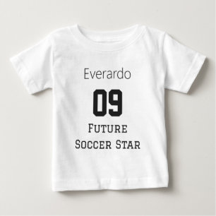 Zukünftiger Fußballstar Baby Name Custom T-shirt