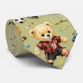 Zukünftiger Fußballstar Team Teddy Krawatte (Gerollt)