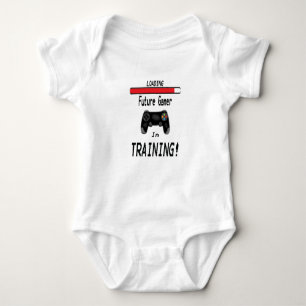 Zukünftiger Gamer-Entwurf Baby Strampler