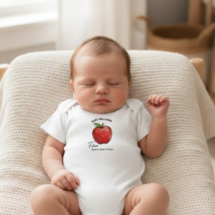 Zukünftiger gebürtiger New Yorker Big Apple Baby Strampler