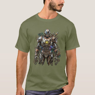 Zukünftiger Gepanzerter Roboter – High-Tech T-Shir T-Shirt