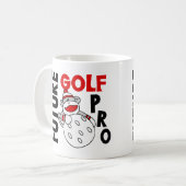 Zukünftiger Golf-Prosocken-Affe Kaffeetasse (Vorderseite Links)